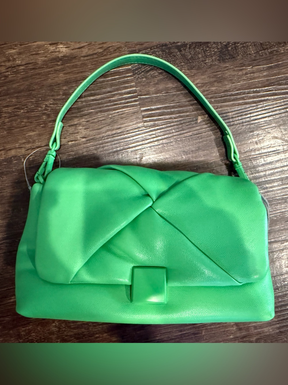 NWOT green mini Leather sachel Bag from A New Day.